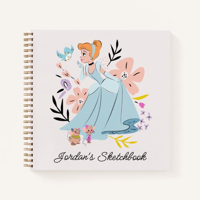 Disney Princess | Cinderella & the Animals Sketch Notebook (Front)