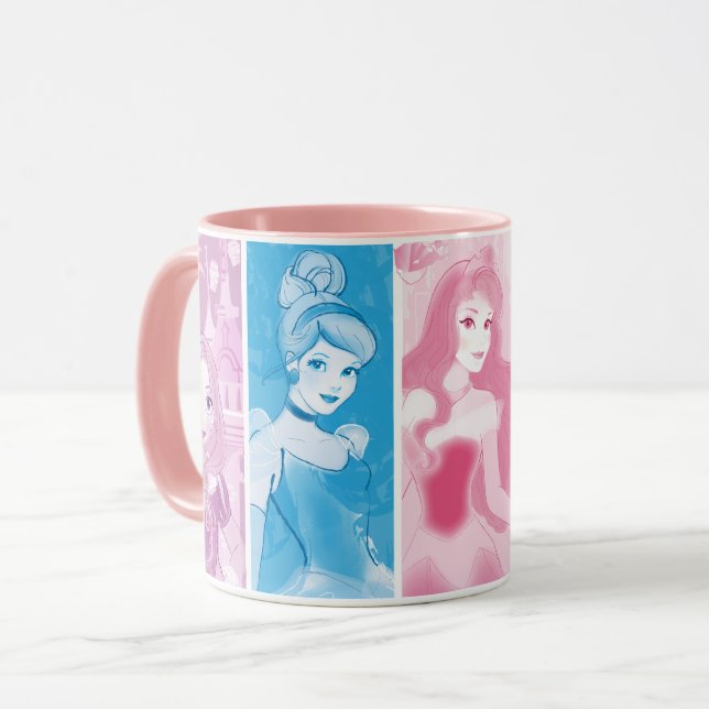 Disney Princess Colourful Portrait Collection Mug (Front Left)