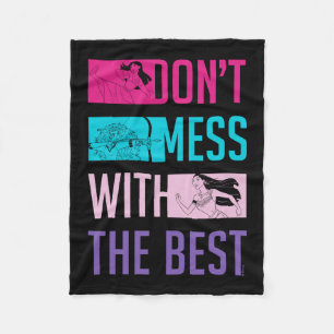 Disney Princess "Don't Mess With The Best" Fleece Blanket