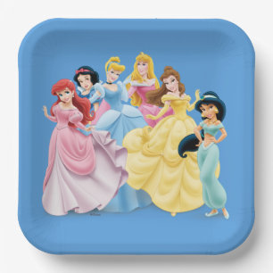 Disney Princess   Dressed to Impress Paper Plate