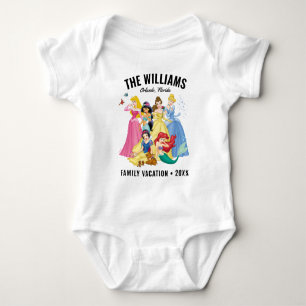 Disney Princess   Family Vacation Baby Bodysuit