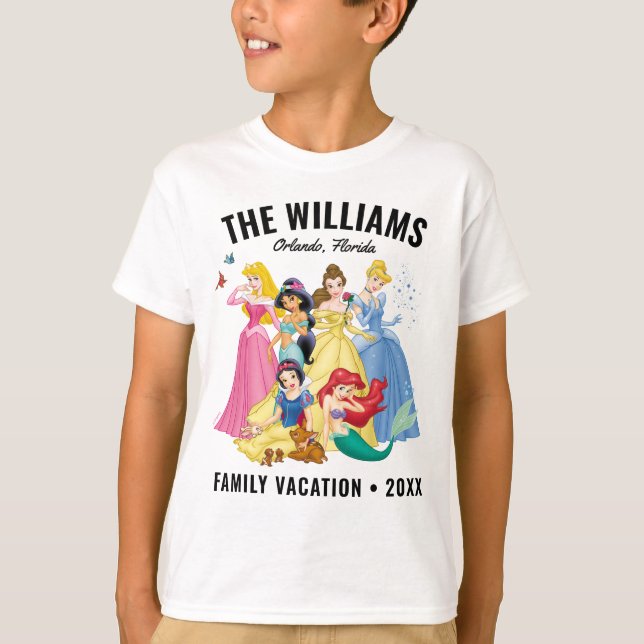 Disney Princess | Family Vacation T-Shirt (Front)