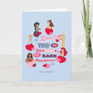 Disney Princess Galentines Love You Card