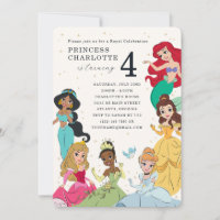 Disney Princess Gold Sparkle Birthday
