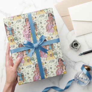 Disney Princess Marker Doodles Wrapping Paper