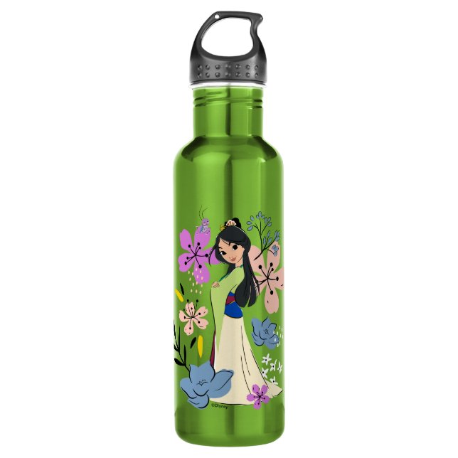 Disney Princess | Mulan in the Garden 710 Ml Water Bottle (Front)