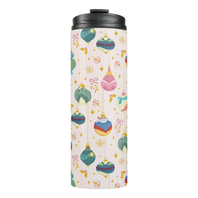 Disney Princess Ornament Pattern Thermal Tumbler (Front)