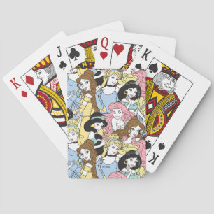 Disney Princess   Oversized Pattern Playing Cards