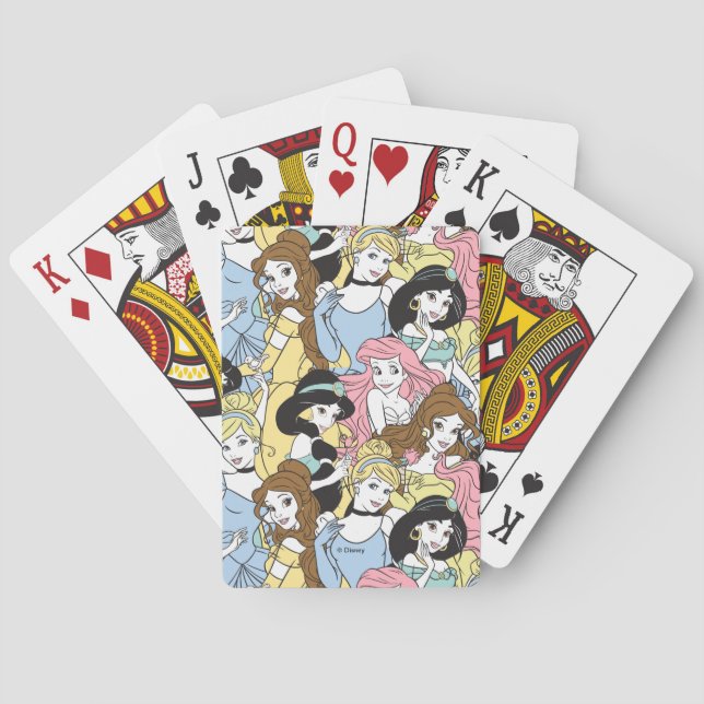 Disney Princess | Oversized Pattern Playing Cards (Back)