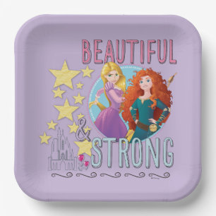 Disney Princess   Rapunzel and Merida Paper Plate