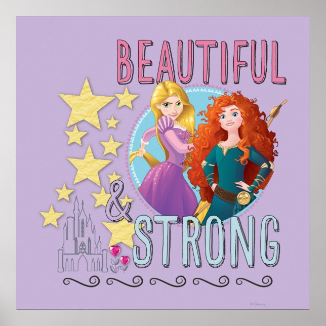 Disney Princess | Rapunzel and Merida Poster (Front)