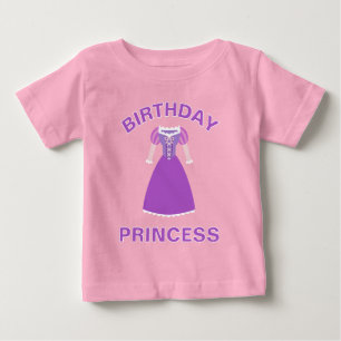 Disney Princess Rapunzel   Birthday Princess Baby T-Shirt
