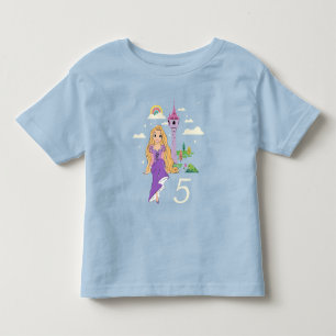 Disney Princess Rapunzel Birthday Toddler T-shirt