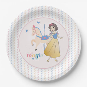 Disney Princess Snow White   Carousel Magic Paper Plate