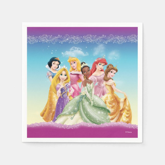 Disney Princess | Tiana Featured Centre Napkin (Front)