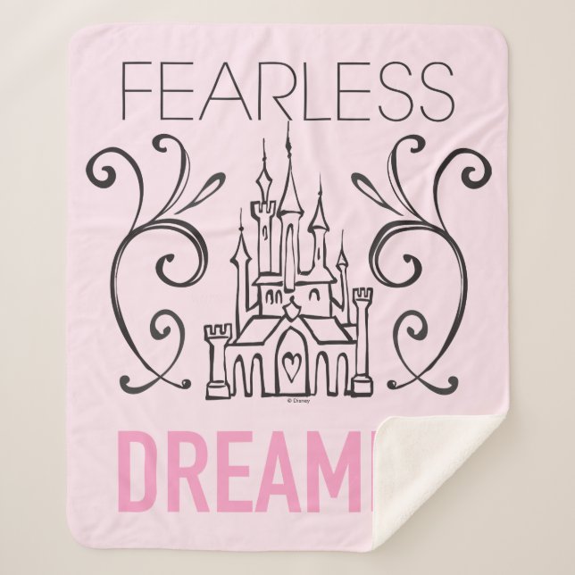 Disney Princesses | Fearless Dreamer Sherpa Blanket (Front)
