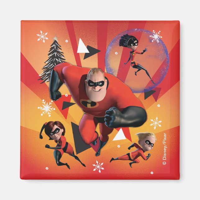 Disney | The Incredibles | Holiday Heroes Magnet (Front)