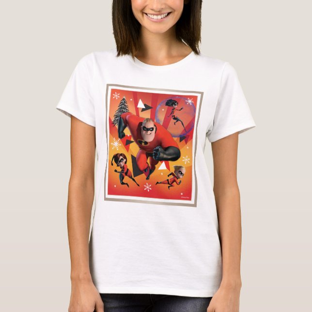 Disney | The Incredibles | Holiday Heroes T-Shirt (Front)