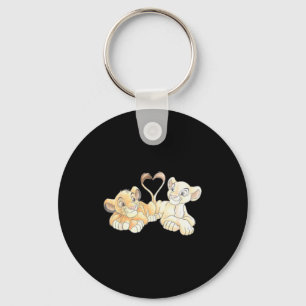 Disney The Lion King Simba And Nala Hearts Valenti Keychain