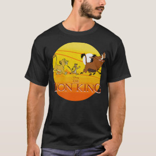 Disney The Lion King Simba Timon And Pumba Sunset T-Shirt