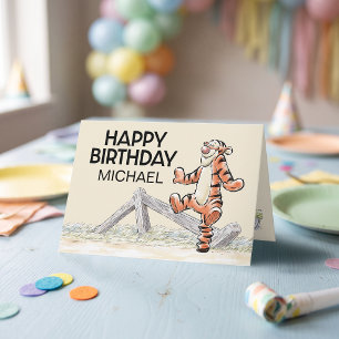 Disney Tigger Happy Birthday Card