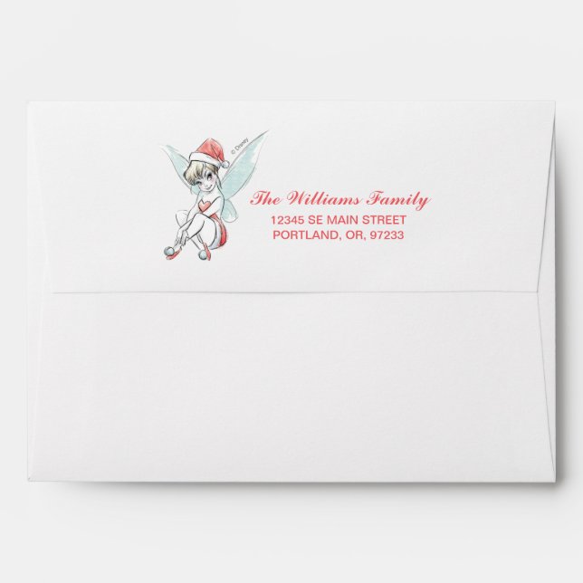 Disney | Tinker Bell | Holiday Cheer Quote Envelopes (Back (Top Flap))