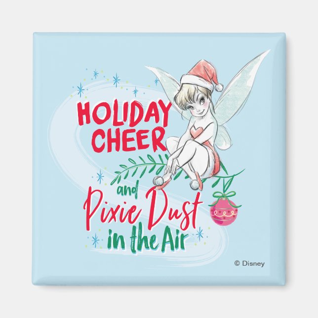 Disney | Tinker Bell | Holiday Cheer Quote Magnet (Front)