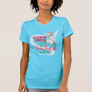 Disney Tinker Bell Holiday Cheer Quote T-Shirt