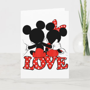 Disney - Valentines Mickey Minnie Love Hug Card