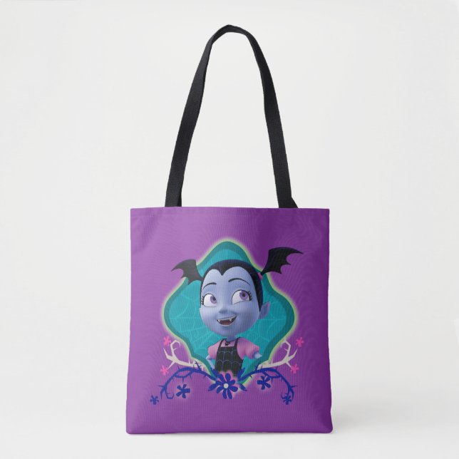 Disney | Vampirina - Vee - Gothic Floral Tote Bag (Front)