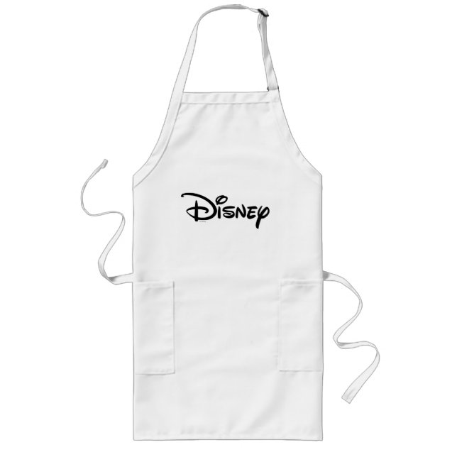 Disney White Logo Long Apron (Front)