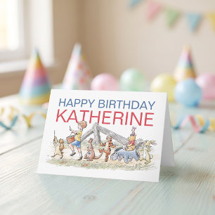 Disney Winnie the Pooh Birthday Card