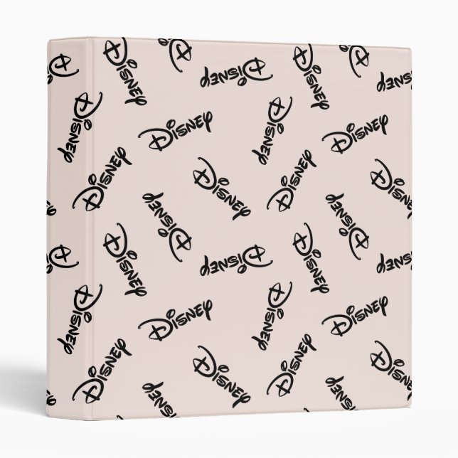 Disney Word Logo Pattern Binder (Front/Spine)