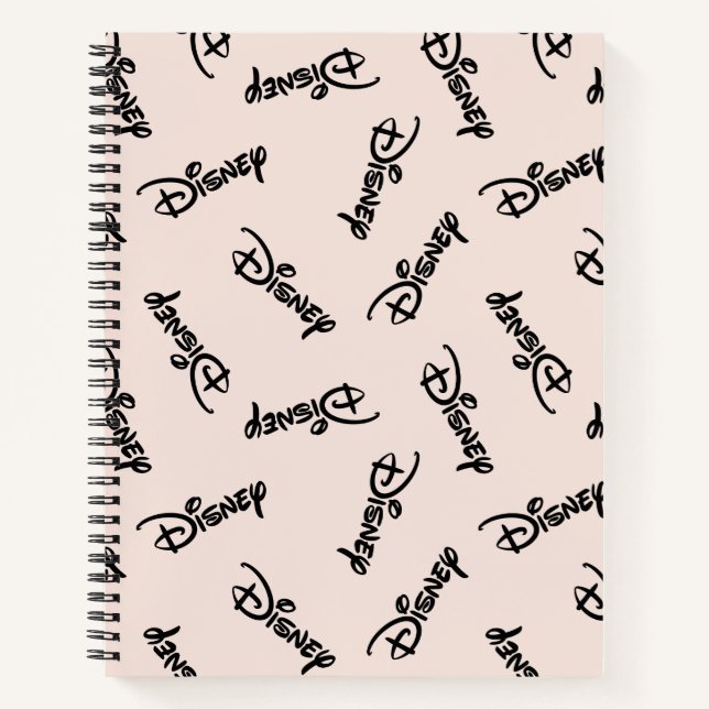 Disney Word Logo Pattern Notebook (Front)