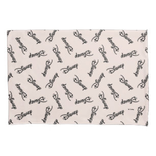 Disney Word Logo Pattern Pillowcase