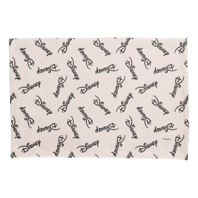 Disney Word Logo Pattern Pillowcase (Front)