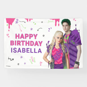 Disney Zombies Kids Birthday Banner