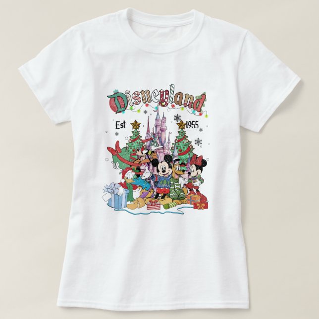 Disneyland Christmas T-Shirt (Design Front)