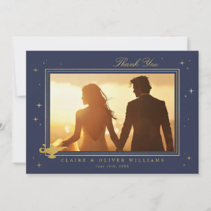 Disney's Aladdin Wedding Photo Thank You