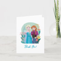 Disney's Anna & Elsa Frozen Floral Girls Birthday
