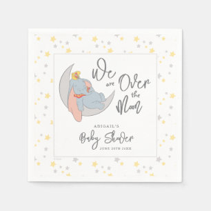 Disney's Dumbo Over the Moon - Baby Shower Napkin