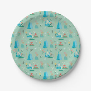 Disney's Elsa from Frozen Floral Girls Birthday  Paper Plate