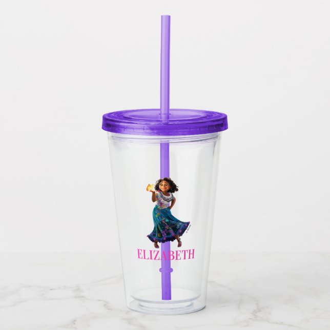 Disney's Encanto Mirabel Birthday Party Favour Acrylic Tumbler (Front)