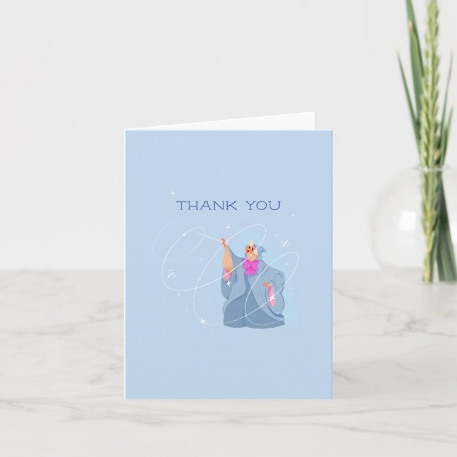 Disney's Fairy Godmother Birthday Thank You Card (Front)