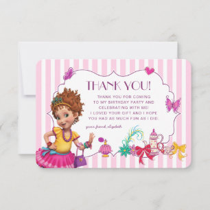 Disney's Fancy Nancy Girl's Birthday Thank You Card