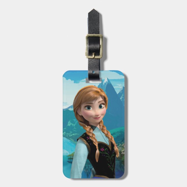Disney's Frozen Anna | Standing Luggage Tag (Front Vertical)