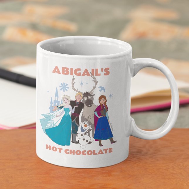 Disney's Frozen Characters Hot Chocolate Coffee Mug (Creator Uploaded)
