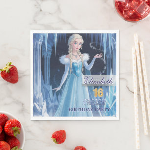 Disney's Frozen Elsa Birthday personalize name Napkin