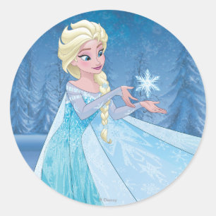 Disney's Frozen Elsa   Let it Go! Classic Round Sticker