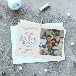 Disney's Frozen Holiday Winter Olaf Photo Card